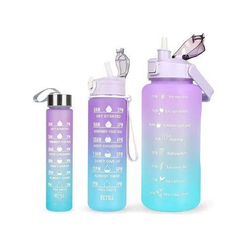 2 Liter Motivational Water Bottle With Time Marker (3 In 1)