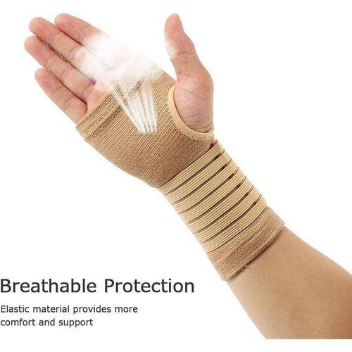 High Quality Protège poignet wrist support Attelle De Poignet Pour Canal Carpien Avec Sangle De Compression Réglable, Support De Poignet Pour Tendinite Du Canal Carpien, Douleur Au Poignet, Douleur À La Main, Blessures Sportives, palm support