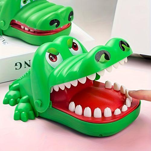 Jouet de dentition crocodile pour fêtes et jeux d'enfants porte-bonheur