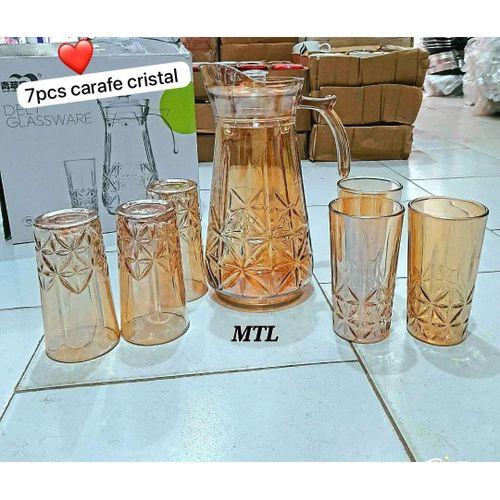 Carafe cristal 7 pièces _