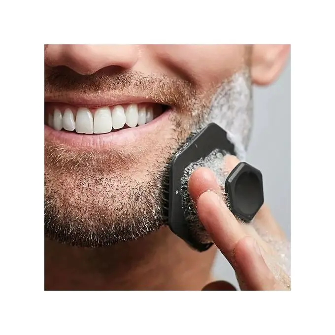 Brosse Pour Le Visage En Silicone, Brosse/masseur Nettoyante Pour Le Visage, Douce, Exfoliante-Noir