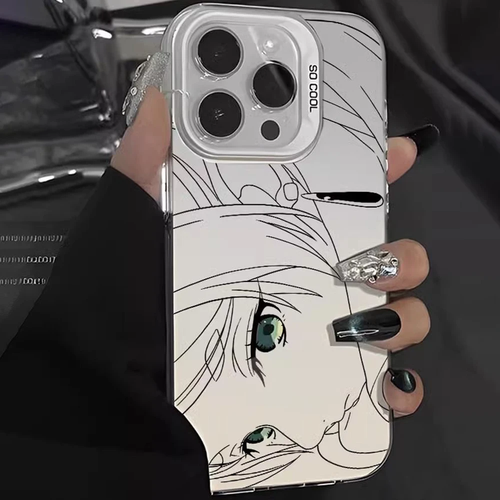 Coque d'extrémité Anime Frieren Beyond Journeys pour Samsung Galaxy S25 S24 S23 S22 S21 S20 Note20 Ultra Plus M31 5G, dos mat antichoc