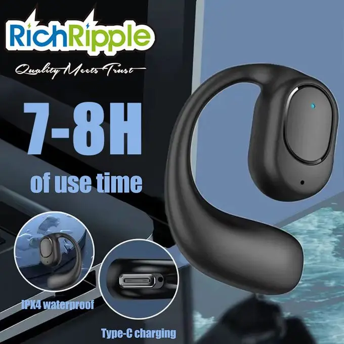 RichRipple F12 Écouteur Bluetooth Sans Fil Pour IPhone Samsung Pods