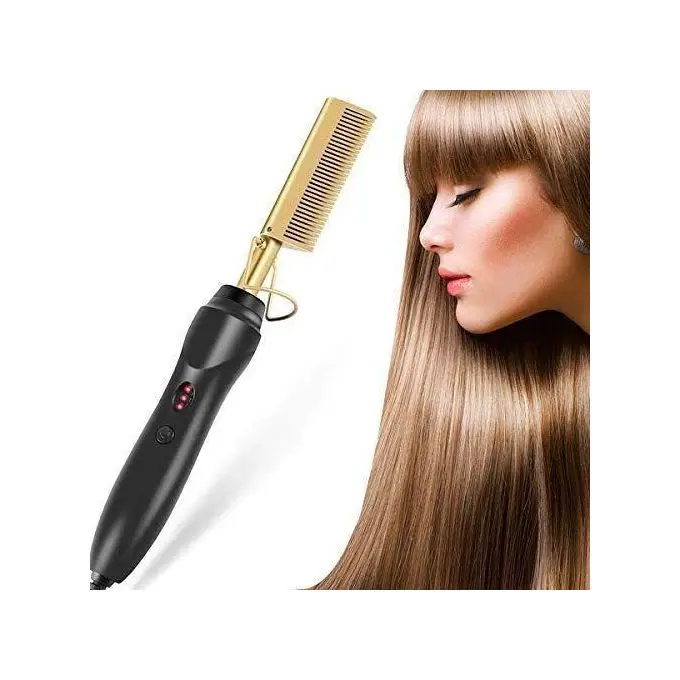Lisseur cheveux CREPUS - Peigne électrique chauffante