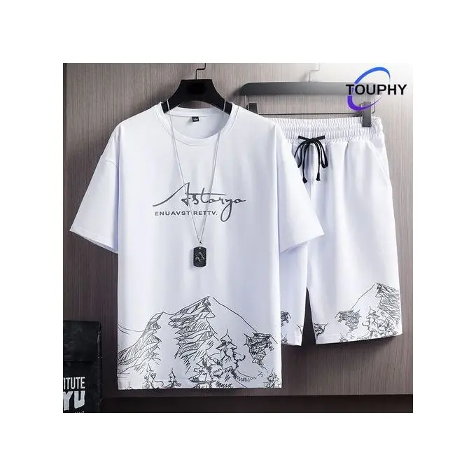 TOUPHY Ensemble T-Shirt + Short - Blanc