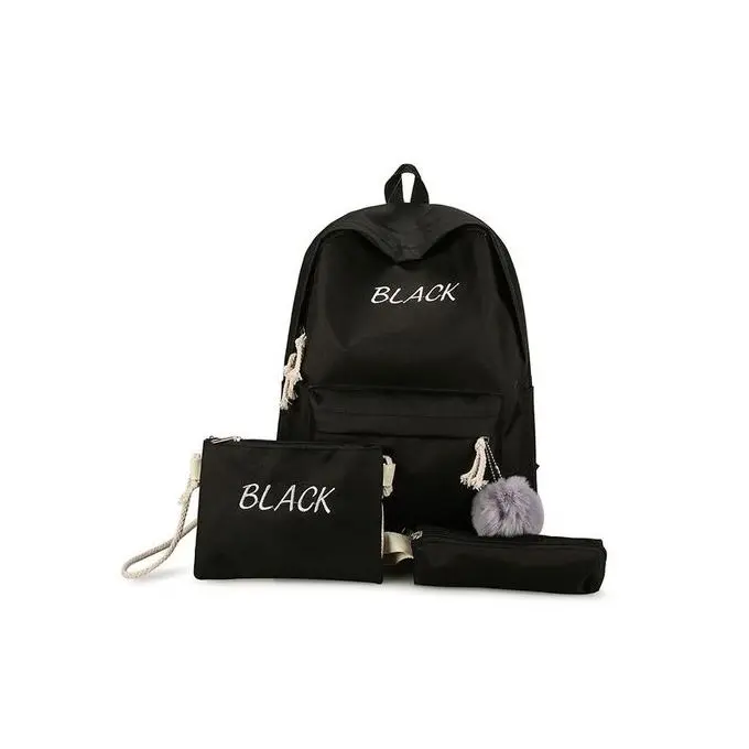 Sac à dos trois pièces tendance, sac à bandoulière de grande capacité