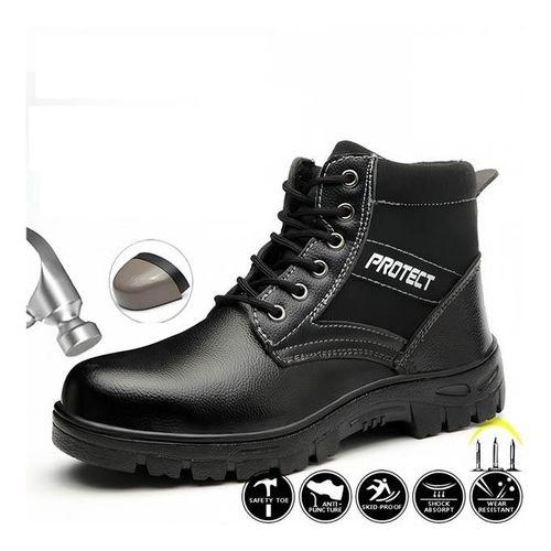 BLWOENS Men's Winter Safety Shoes - Black