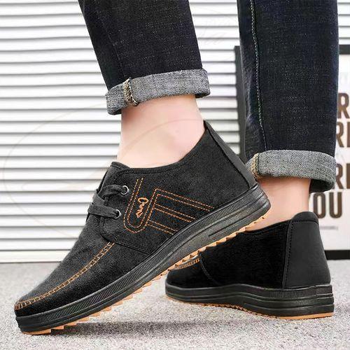 2025 Suede Mid-ankle Comfy Shoe Sneakers - Black