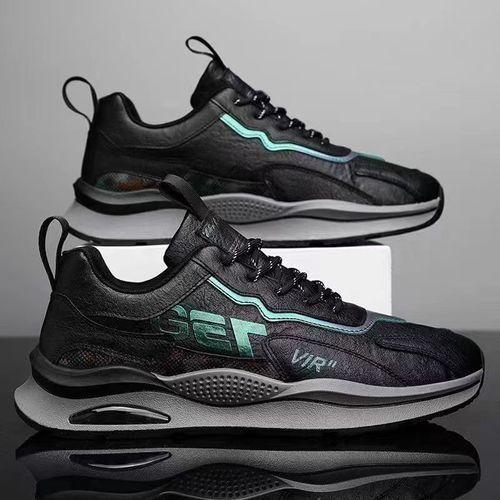 GALUIN Baskets tendance GALUIN pour homme, chaussures de course respirantes, noires