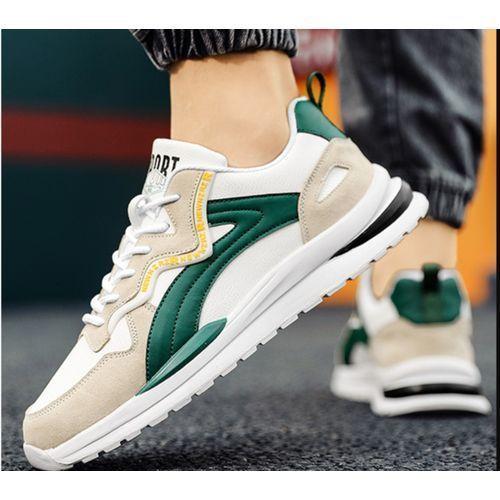 Chaussures À Lacets - Blanc Vert