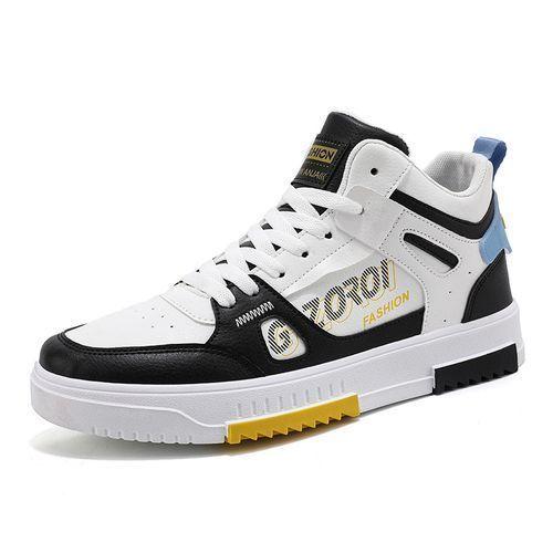 Men's Shoes versatile mid-top sports casual sneakers