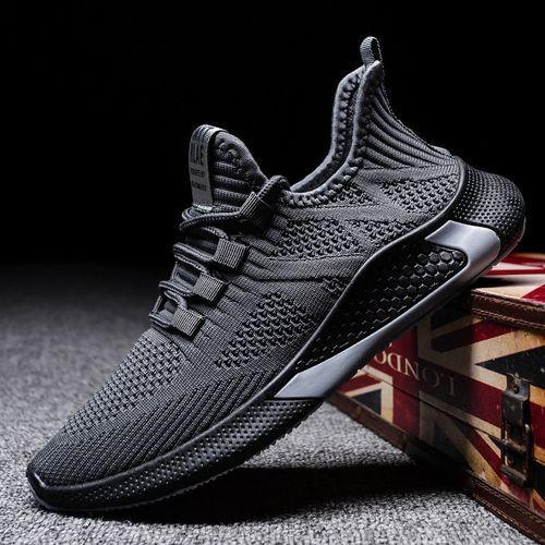 Nouveau Baskets De Mode pour Hommes - Gris