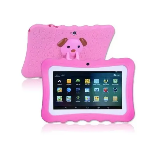 ZAOPAI Tablette pour Enfants, Tablette Android 7 Pouces avec WiFi, 1 Go + 8 Go Rose