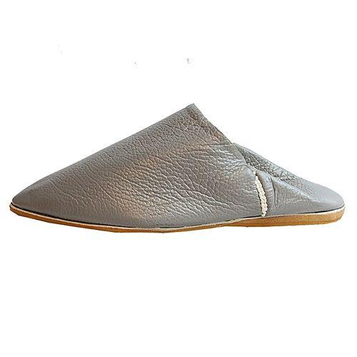 Ngaye Babouche Ngaye - 100% Cuir - Gris