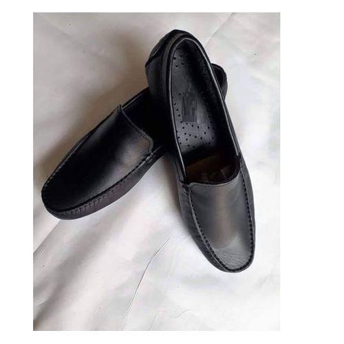 Mocassins En Cuir Pour Homme - NOIR