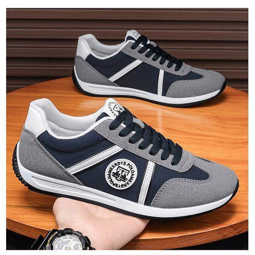 OELEZ Men's Breathable Sports Shoes-training Shoes-casual Shoes-Blue