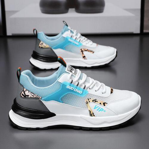 Chaussures d'été en maille respirante haut de gamme tendance pour hommes pour adolescents