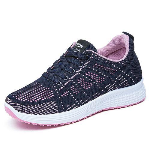 Baskets Respirantes Pour Femmes - Bleu & Rose