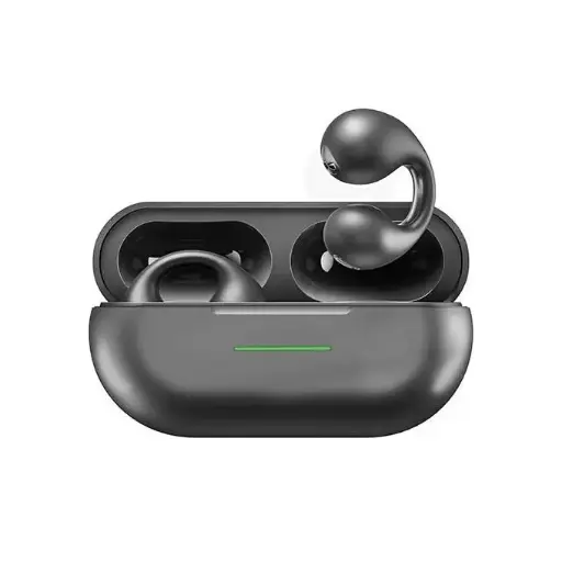 Oreillette Bluetooth à conduction osseuse avec clip d'oreille sport