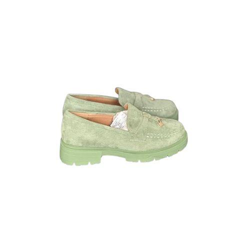 Mocassins en daim vert Ottavia