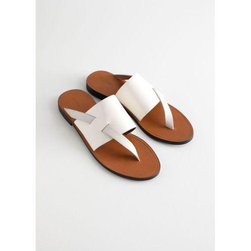 Sandale femme blanche unique(FABRICATION LOCALE)