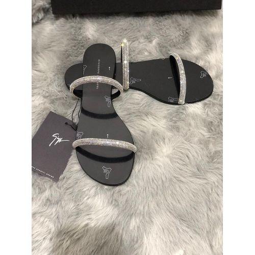 Sandale femme classique noire (FABRICATION LOCALE)