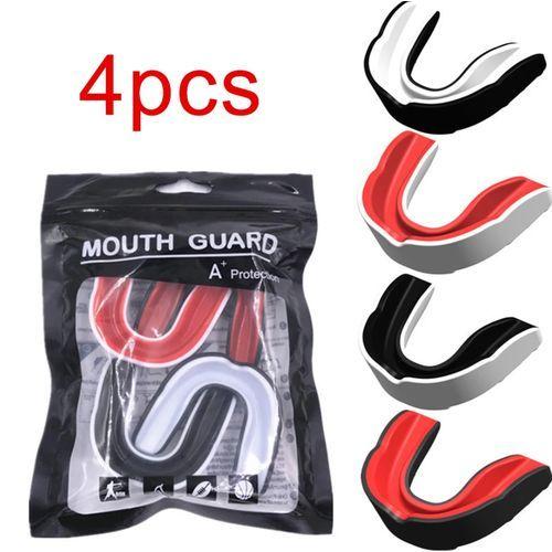 4pcs Mouthguard Set, Fighting, Martial Arts, Boxing, Football, Sports Mouthguard