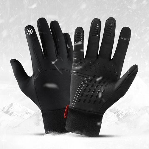 Men's Sports Touch Screen Waterproof Warm Cycling Gloves