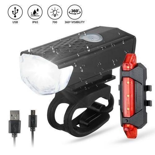 General Chargement USB Des De Vélo Lampes Poche