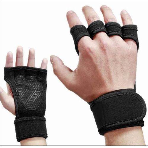 Gants de musculation haltérophilies motard cycliste et fitness avec poignet en Microfibre très résistant dos nus