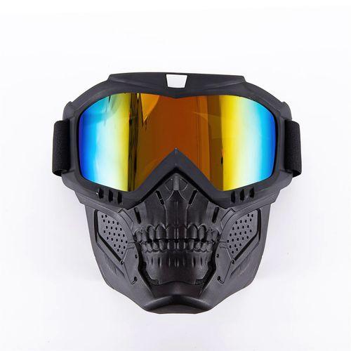 Moto Crâne Bouche Masque Tactique Hors Route Équitation De Course En Plein Air Ski Lunettes