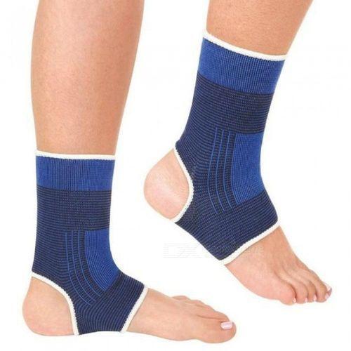 Ankle Support Brace Guards Respirant Sport Bandage Pad Protection de Pied pour GYM Basketball Football Sécurité 2 Pcs