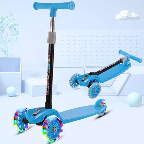 Hudora Trottinette pour Garçon 2.0 à 3 Roues - Bleu