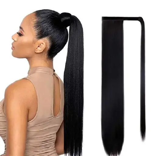 Perruque Longues Naturelle Avec Closure Noires Dames Pour Femme