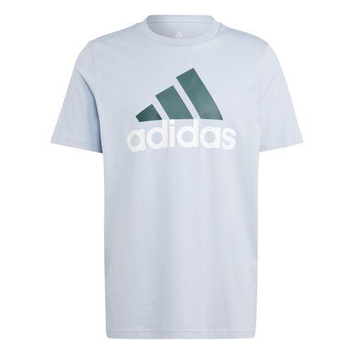 Adidas Essentials Single Jersey Big Logo T-Shirt T-Shirts Hommes - Bleu