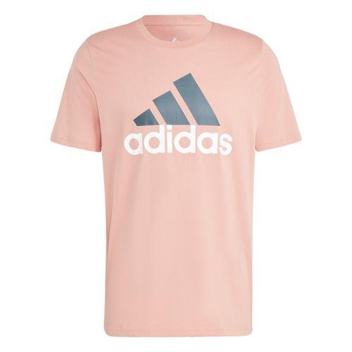 Adidas Essentials Single Jersey Big Logo T-Shirt T-Shirts Hommes - Rouge