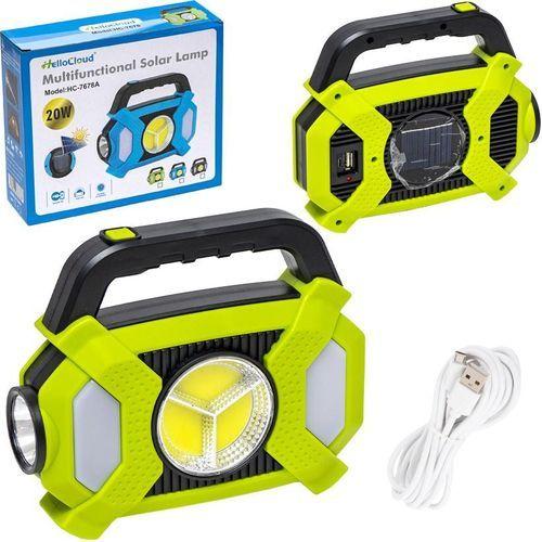 Lampe solaire et électrique rechargeable au soleil - Multifonction HELLOC