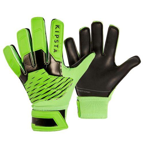 Kipsta Gant de gardien de football enfant F100 RESIST vert noir