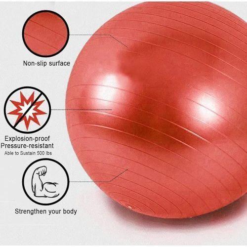Ballon Yoga - Gym rouge CA820829