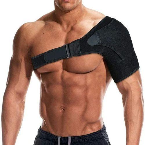 Support d'épaule Brace Pad Sports Care Sangle arrière unique Wrap