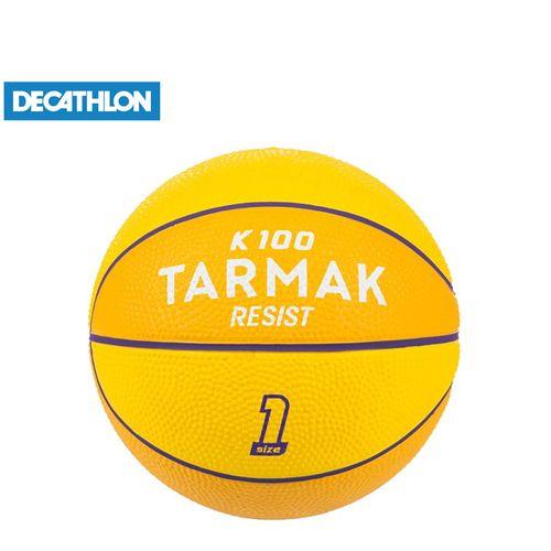 TARMAK Mini Ballon De Basketball Enfant Mini B Taille 1. Jusqu'à 4 Ans. Jaune Violet