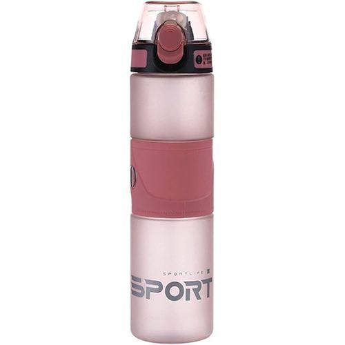 SPORT Bouteille d'eau incassable avec sipper et paille, gourde sans BPA, étanche idéale pour le bureau, le sport, l'école, la salle de sport, polycarbonate et polypropylène - 700ml