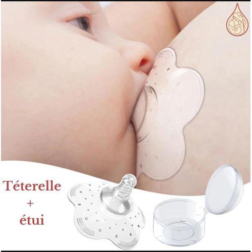 Bouclier de mamelon de sein de contact de silicone de forme de fleur de Offre Spéciale pour l'allaitement maternel
