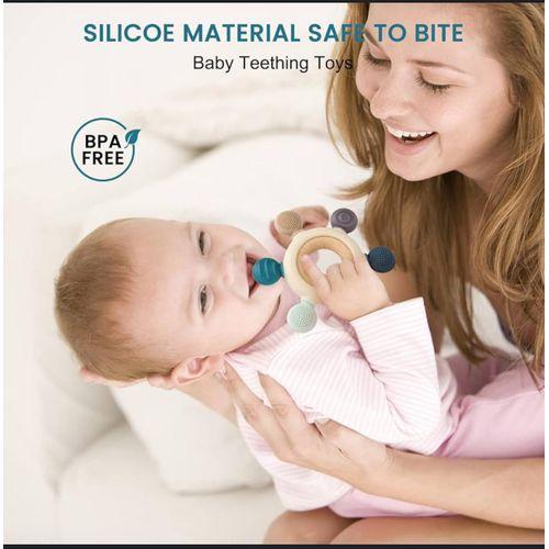 Anneau de dentition durable en silicone _unisexe