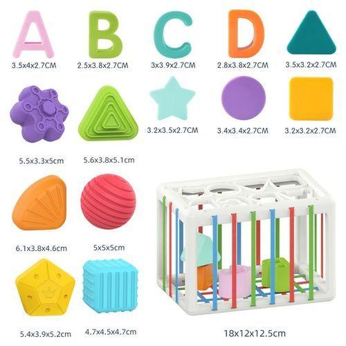 Jouets d'entraînement cognitif de forme et de couleur d'éducation précoce pour bébé