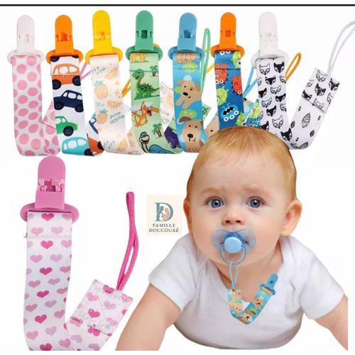 Attache-sucette pour bébé, attache-sucette, Sangles de dentition anti-chute pour sucette, Laisse de support universelle pour jouets de dentition, chaîne de sucette pour garçons et filles