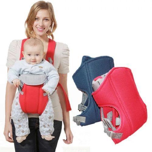 Lot de 2 Porte-Bébé -Kangourou - Baby Carriers-Rouge et bleu