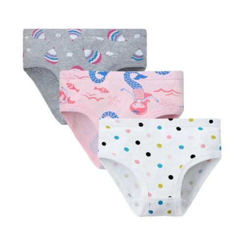 Lot de 7 silips pour enfants en coton multicolore.