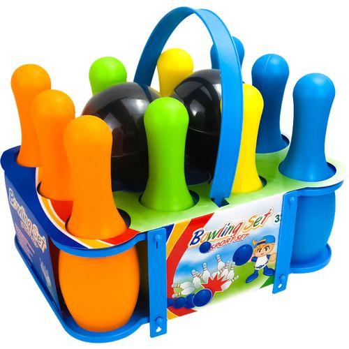 Jeu De Quilles Jouet Pour Enfants, 10 Quilles Et 2 Boules De Quilles