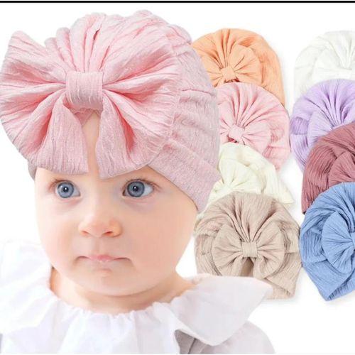Joli bonnet fille noeud